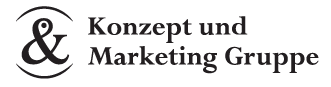 Logo Konzept und Marketing Gruppe